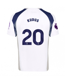 Billige Fotballdrakt Tottenham Hotspur Mohammed Kudus #20 Replika Hjemmedrakt 2025-26 Kortermet Billige Fotballdrakt Tottenham Hotspur Mohammed Kudus #20 Replika Hjemmedrakt 2025-26 Kortermet